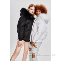 2021 Wholesale Women Thick Zipper Hoodie Puffer Jacket